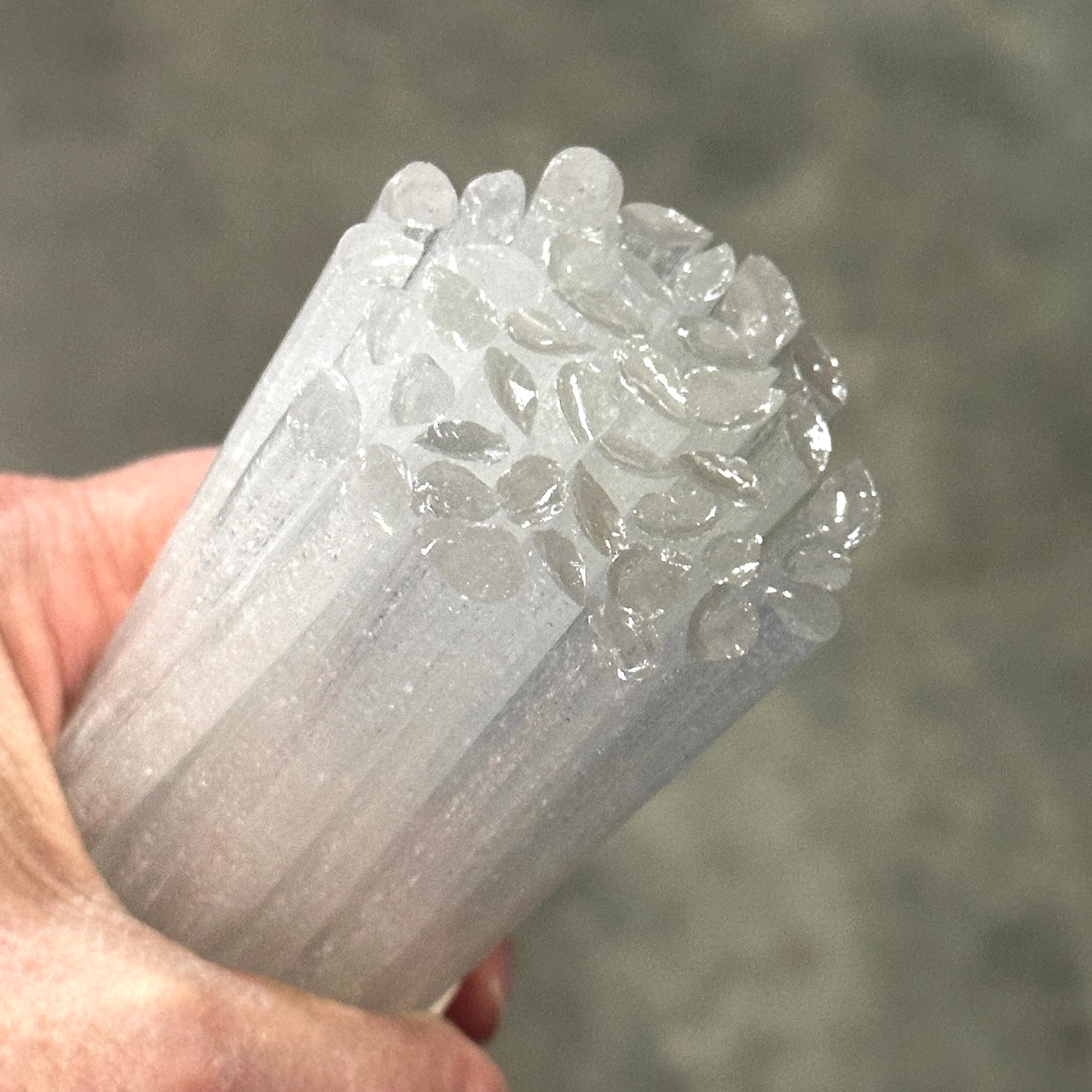 TWO Rain Drops coe 90 Design Murrini TWO RODS