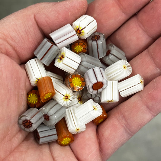 Rustica Chunk SECONDS, 2oz, coe 90 Fat Flower Murrini