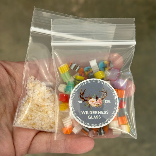 Sea Life Mix Slices, 1.5oz, coe 90 Murrini