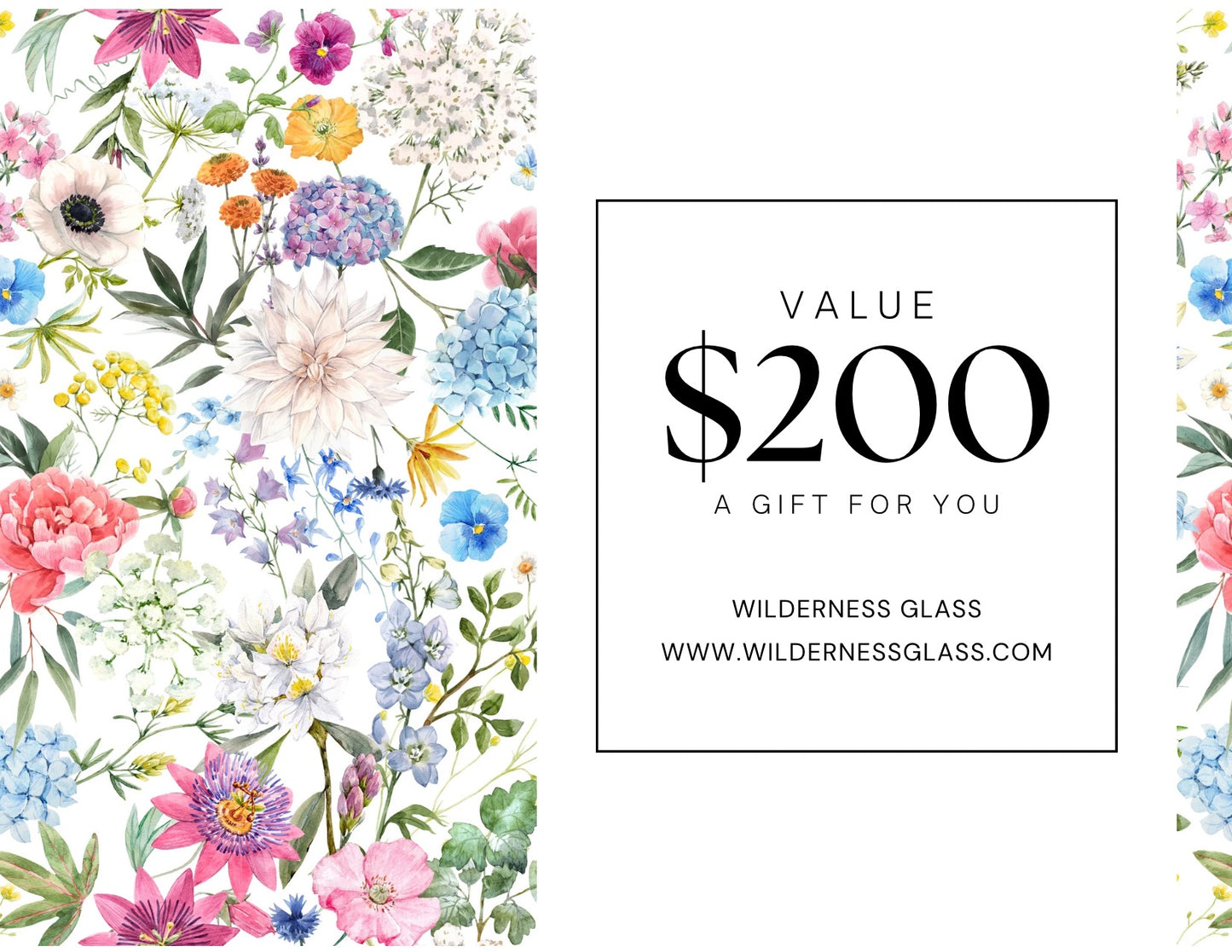 Wilderness Glass Gift Card