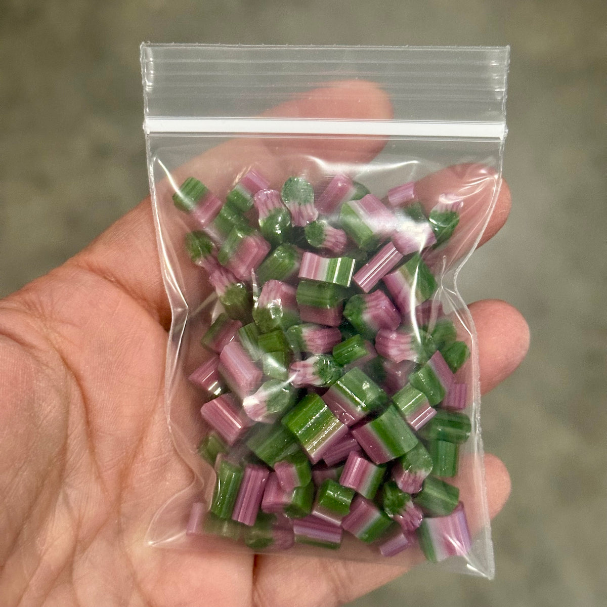 Thistle Chunks 2oz coe 90 Murrini Chunk Mix