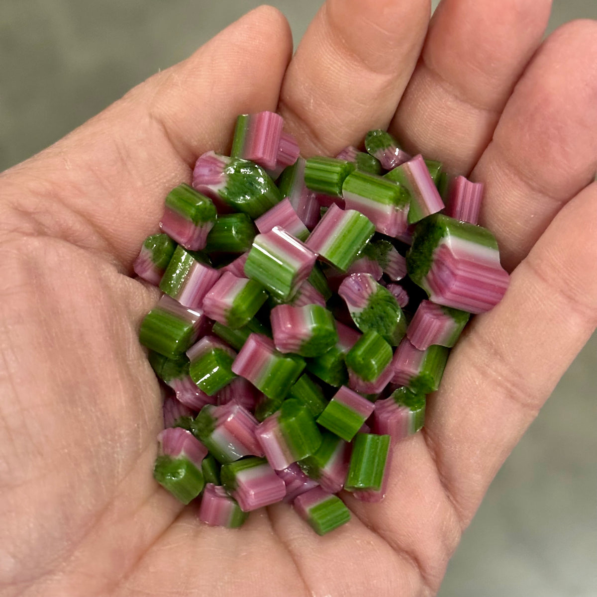 Thistle Chunks 2oz coe 90 Murrini Chunk Mix