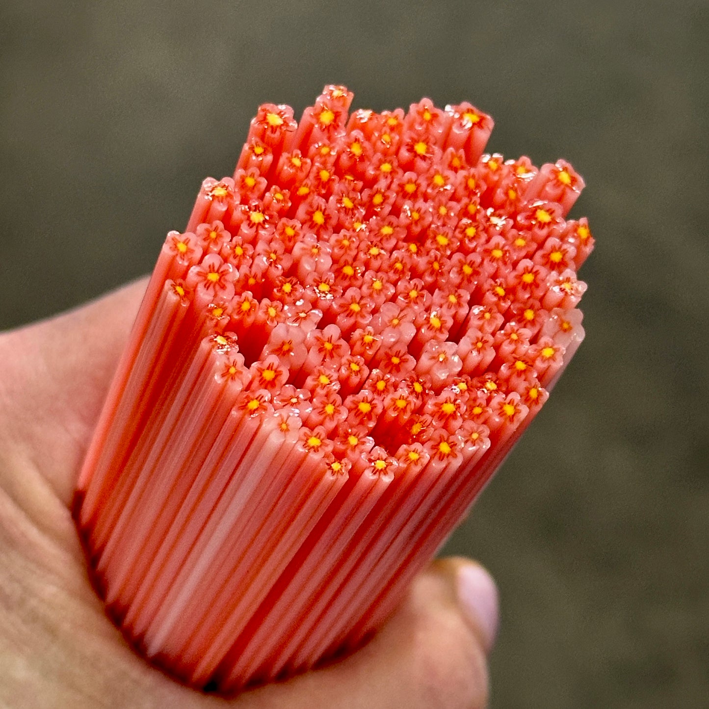 TINY Aura Flowers 1oz coe 90 Flower Murrini TINY RODS