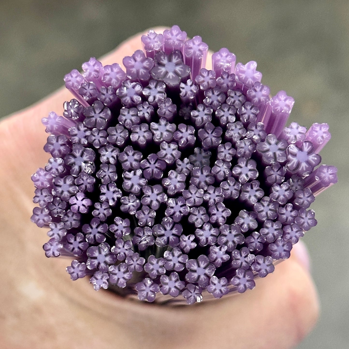 TINY Dark Luxe 1oz coe 90 Flower Murrini TINY RODS