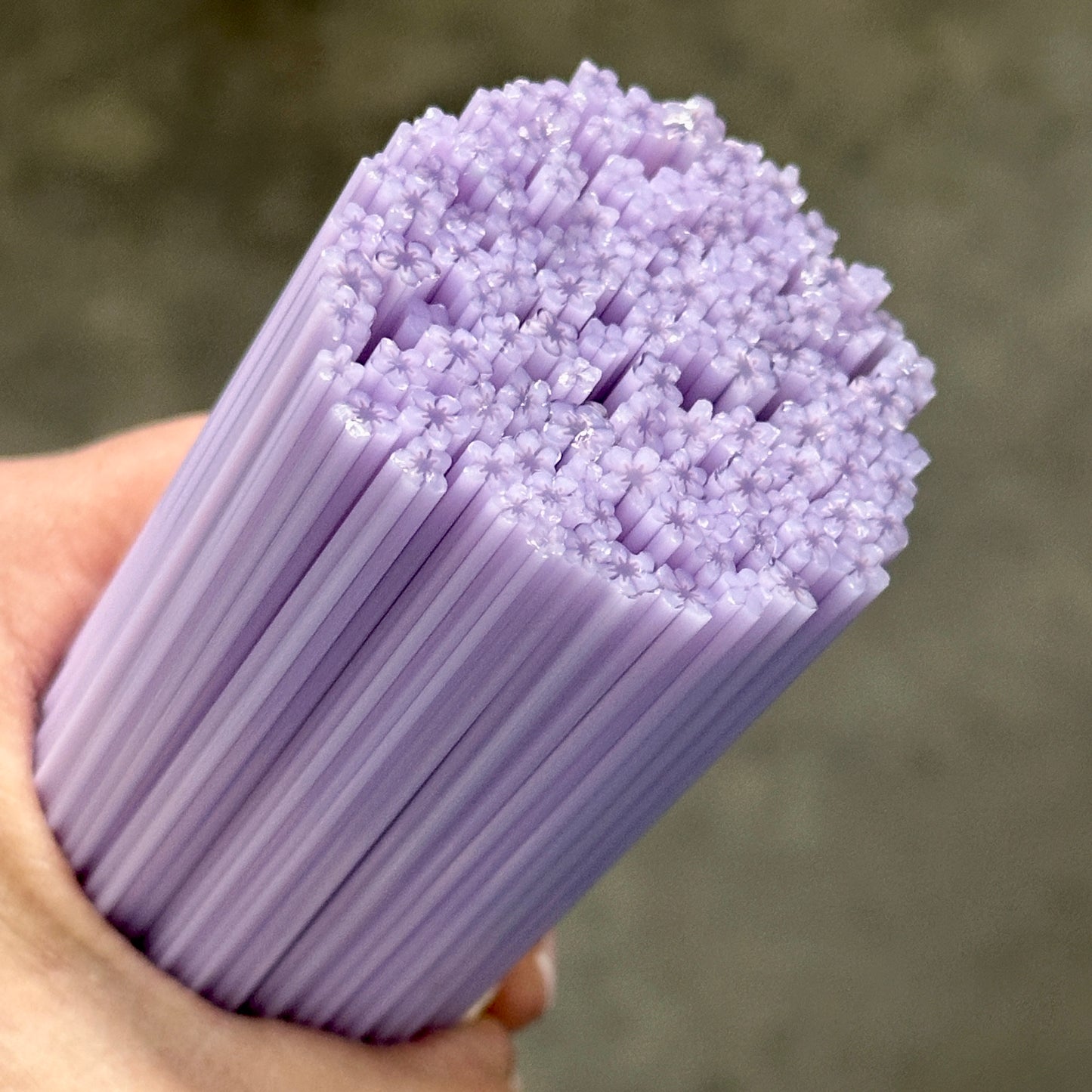 TINY Lavender Bloom 1oz coe 90 Flower Murrini TINY RODS