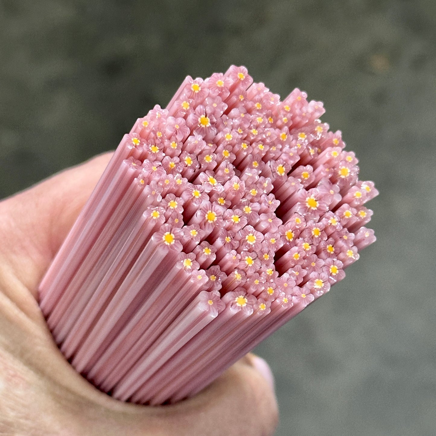 TINY Soft Dune 1oz coe 90 Flower Murrini TINY RODS