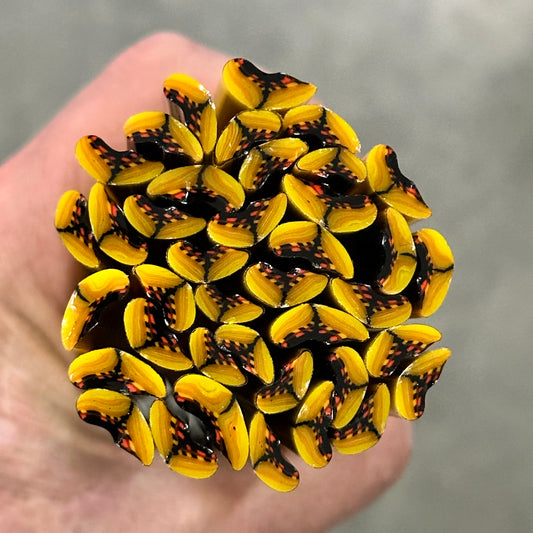 Yellow Butterfly Wing coe 90 Murrini SINGLE ROD