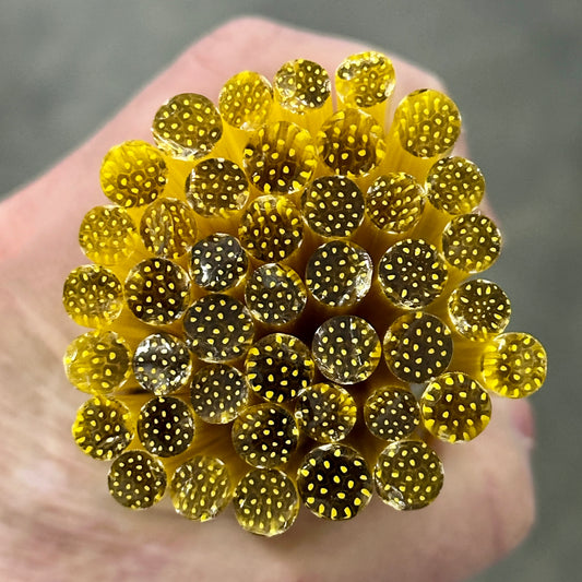 Yellow Centers coe 90 Murrini SINGLE ROD