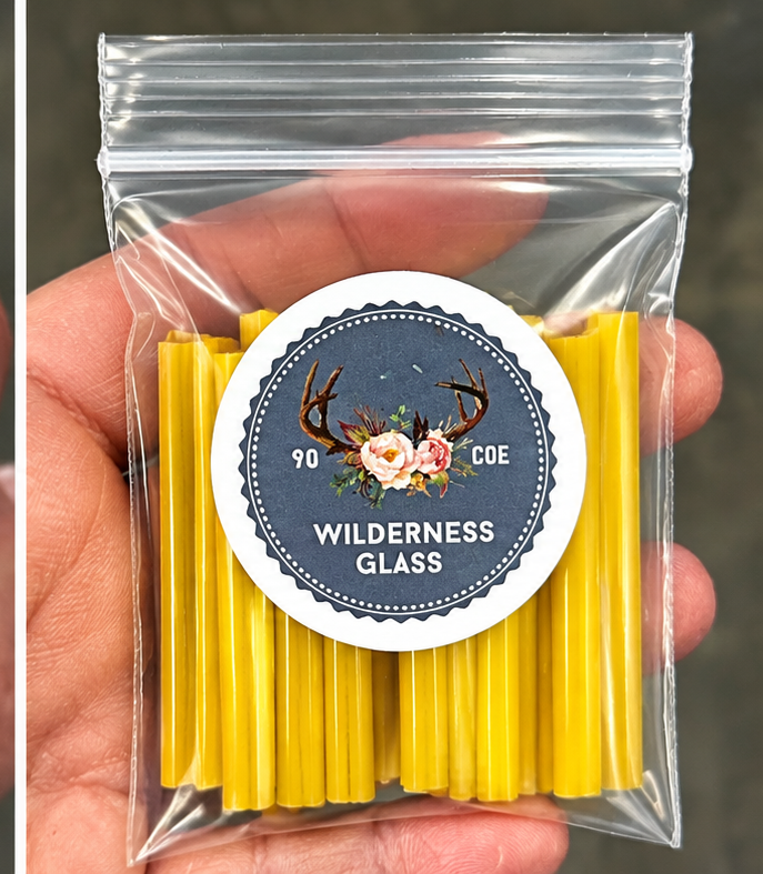 Yellow Murrini 2oz coe 90 MURRINI MIX